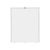 Kaplar 33" Wide  x  23" Deep folding Table with Four Shelves, Floating Table, Retractable Table, Floating Desk, Ironing Table White