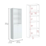Home 2-Door Bookcase