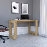 Oviedo 120 Writing Desk 47" Wide with Four Legs, Modern Computer Table for Home Office, Bedroom or Study Room, Spacious Work Surface for Remote Learning, Studying and Laptop Use, Durable Engineered Wood Design