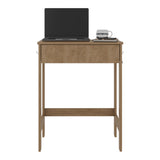 Hills Computer Desk with 2 Side Shelves and Spacious Worksurface, Modern Desk for Home Office, Study, or Bedroom, Ideal for Laptops, Monitors, and Writing Materials, Easy-Access Storage