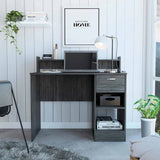 Manaos Writing Computer Desk , Multiple Shelves, One Drawer