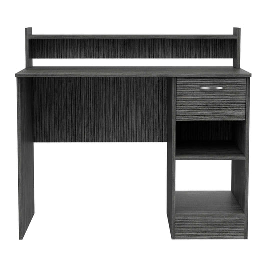 Manaos Writing Computer Desk , Multiple Shelves, One Drawer