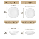 Elisa 24 Piece Dinnerware Set