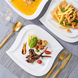 Elvira Marble Grey 30 Piece Dinnerware Set