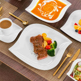 Elvira Marble Grey 36 Piece Dinnerware Set