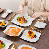 Elvira Marble Grey 36 Piece Dinnerware Set