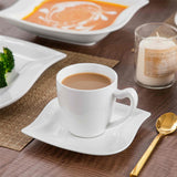 Elvira Marble Grey 36 Piece Dinnerware Set