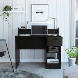 Manaos Writing Computer Desk , Multiple Shelves, One Drawer
