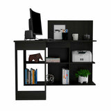 Masai Writing Computer Desk, Five Open Shelves