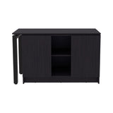 TUHOME Alfie Rotable Desk with Adjustable Two-Direction Workstation Design, Spacious 72-Inch Surface and Integrated Storage Compartments, Versatile Freestanding Office Desk for Home Studios, Study Areas and Organized Workspaces