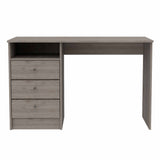 Andalucia 3 Drawer Computer Desk, One Shelf