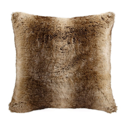 Faux Wolf Fur Euro Sham