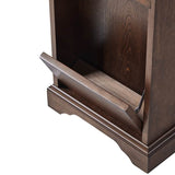 Roque Storage End Table with Hooded Wheels & Built-In Outlets(Optional Types)
