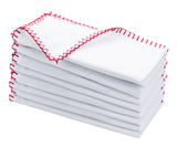 Cloth Napkins - Wedding Napkins - Shell Edge Napkin