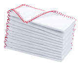Cloth Napkins - Wedding Napkins - Shell Edge Napkin