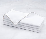 Cloth Napkins - Wedding Napkins - Shell Edge Napkin