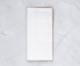 Cloth Napkins - Wedding Napkins - Shell Edge Napkin