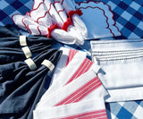 Cloth Napkins - Wedding Napkins - Shell Edge Napkin