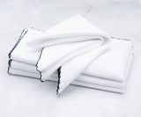 Cloth Napkins - Wedding Napkins - Shell Edge Napkin