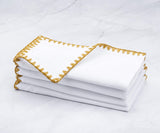 Cloth Napkins - Wedding Napkins - Shell Edge Napkin