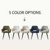 Edwin Upholstered Dining Chair with Arms (Set of 2)