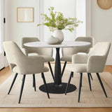 Edwin Upholstered Dining Chair with Arms (Set of 2)