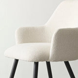Edwin Upholstered Dining Chair with Arms (Set of 2)