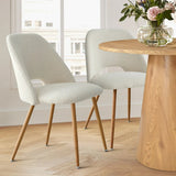 Dwen & Edwin 35" Modern Round Dining Table Set for 2 (3-Piece)