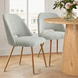 Dwen & Edwin 35" Modern Round Dining Table Set for 2 (3-Piece)