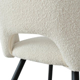 Edwin Modern Upholstered Boucle Dining Chair (Set of 4)