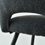Edwin Modern Upholstered Boucle Dining Chair (Set of 4)