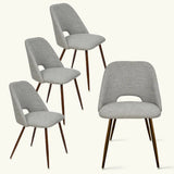 Edwin Modern Upholstered Dining Chair (Set of 4)