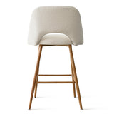 Edwin Boucle Upholstered Counter Stool (Set of 4)