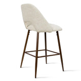 Edwin 26" Modern Upholstered Counter Stool (Set of 2)