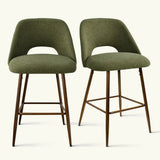 Edwin 26" Modern Upholstered Counter Stool (Set of 2)
