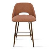 Edwin 26" Modern Upholstered Counter Stool (Set of 2)
