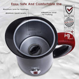 Electric Milk Frother & Steamer with Auto Shut-Off