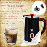 Electric Milk Frother & Steamer with Auto Shut-Off
