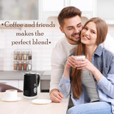 Electric Milk Frother & Steamer with Auto Shut-Off