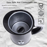 Electric Milk Frother & Steamer with Auto Shut-Off