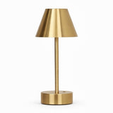 Elegance Rechargeable LED Table Lamp (Plated Brass)