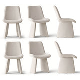 Elsa Modern Upholstered Dining Chairs (Set of 6)