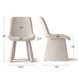 Elsa Modern Upholstered Dining Chairs (Set of 6)