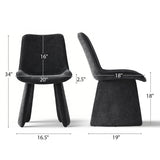 Elsa Modern Upholstered Dining Chairs (Set of 4)