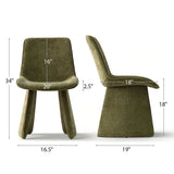 Elsa Modern Upholstered Dining Chairs (Set of 6)