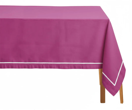 Magenta Tablecloth - Embroidery