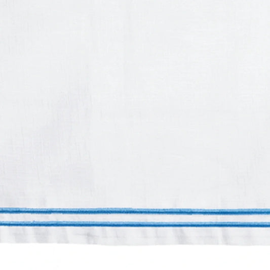 Embroidered Tablecloth – Light Blue