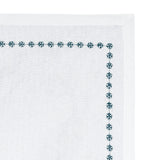 Green Snowflake Napkins - Embroidered