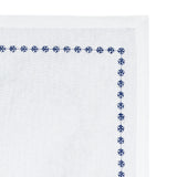 Navy Blue Snowflake Napkins