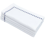 Navy Blue Snowflake Napkins